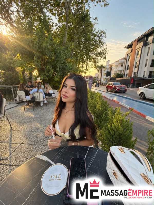 sedef black-haired escort istanbul with slender build