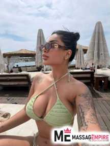 bengu athletic female escort istanbul with black hair and brown eyes