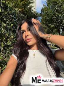 sedef black-haired escort istanbul with slender build