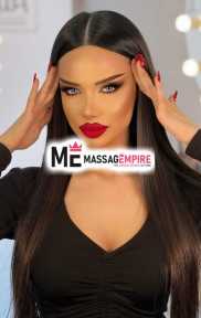 luna premier escort samsun turkey with black hair and alluring charm