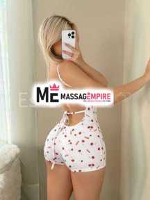 hazal stunning arabian escort samsun with blonde hair and d-cup curves