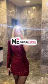samsun's alluring escort acel stunning mixed beauty with blonde hair hazel eyes