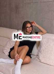 diana premier escort izmir with blonde hair and captivating services